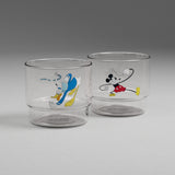 Disney Glass Set "NIGHTWEAR TOOLKIT" - Mickey and Donald Duck