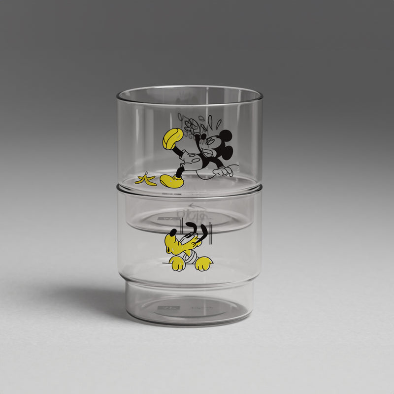 Disney Glass Set "NIGHTWEAR TOOLKIT" - Mickey & Pluto