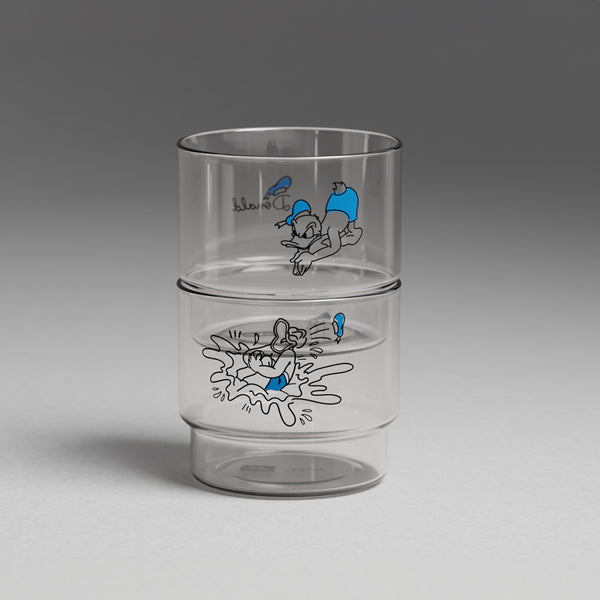 Disney Glass Set "EXPRESS YOURSELF" - Donald Duck