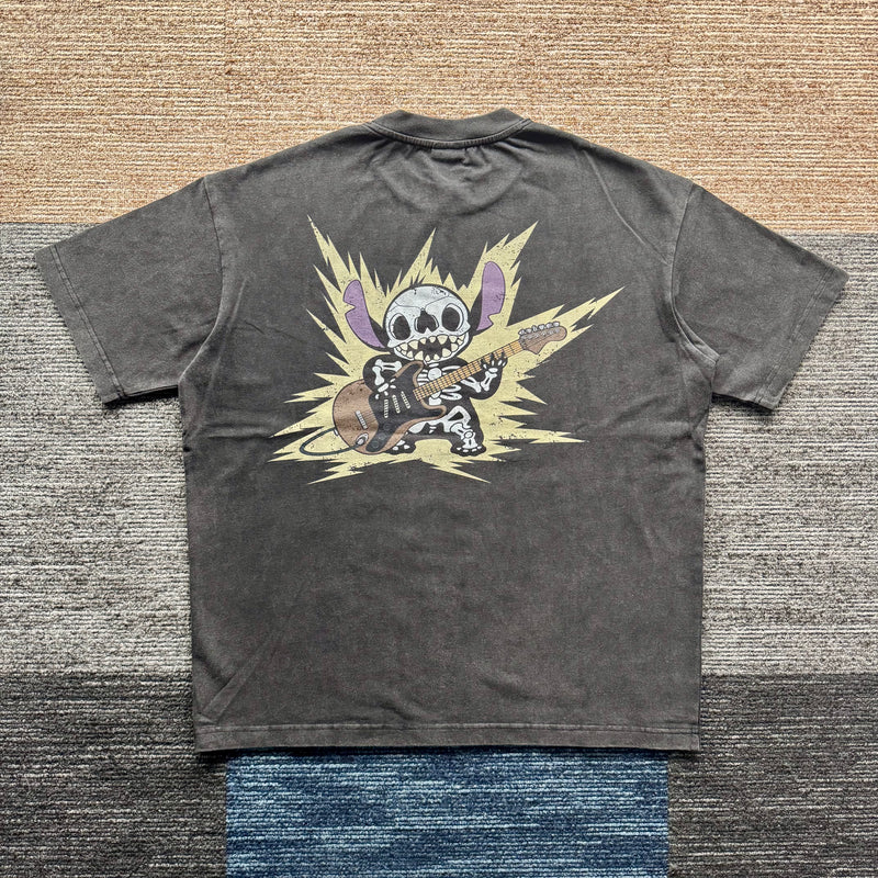 Stitch Tee "Rock Stitch" - Retro Tee A