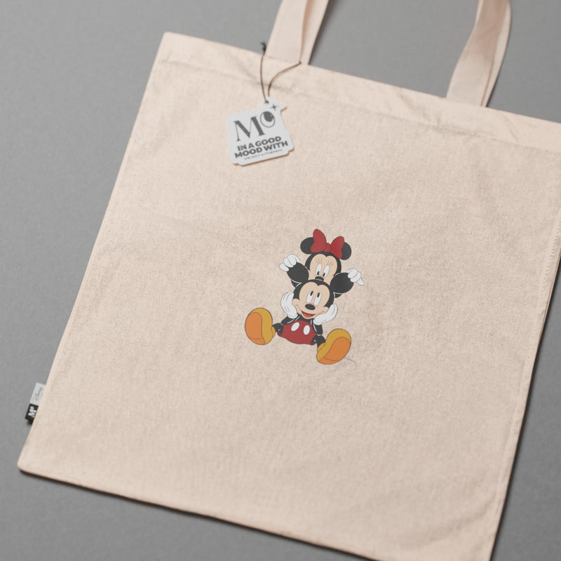 Disney Tote Bag "PEEKABOO MICKEY" - Mickey and Minnie Graphic Tote Bag