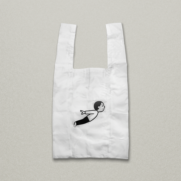 MO x Noritake "Ideas have wings" Folded Bag (White)