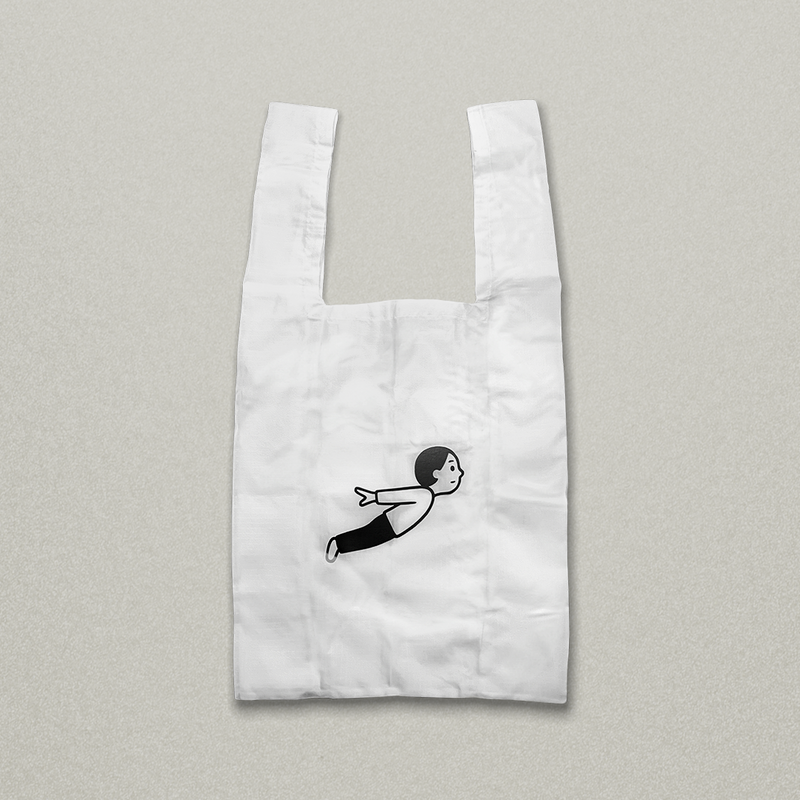 MO x Noritake "Ideas have wings" Folded Bag (White)